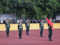 勿忘国殇，振兴中华——财经与物流管理学院举行爱国主义教育升旗仪式