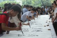 宏源书画社第二届现场书画临摹大赛成功举办