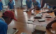 机电工程学院2018级工业机器人技术1班开展“整洁书海，舒适阅读”志愿服务活动