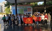 机电工程学院学生第二党支部、机电创新小组、博奥机械协会师生共同开展“不忘初心、牢记使命”主题党日活动