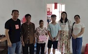 机电工程学院走访慰问贫困学生家庭