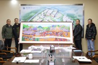 三江县委常委、独峒镇领导一行到校交流 校长甘金明参加座谈